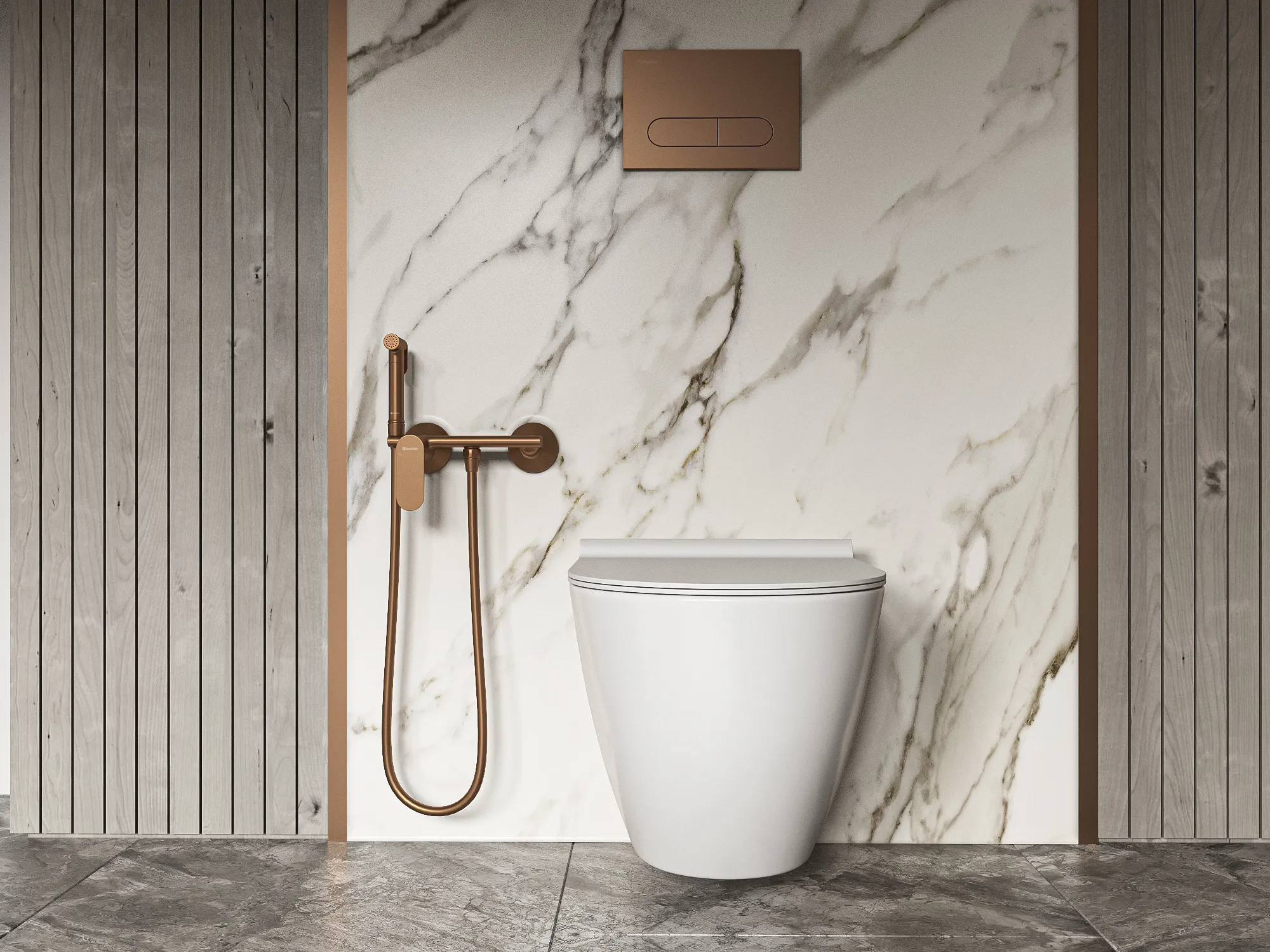 Смеситель с гигиеническим душем FHS01S0RB